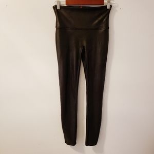 Spanx Faux Leather Leggings Size L